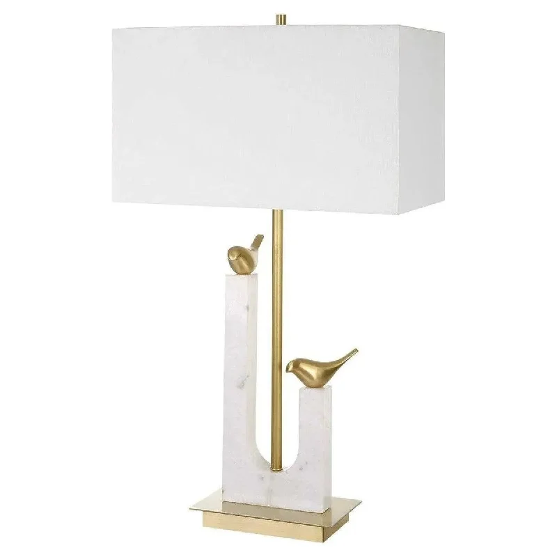 Track lighting with colored glass accentsSongbirds Table Lamp
