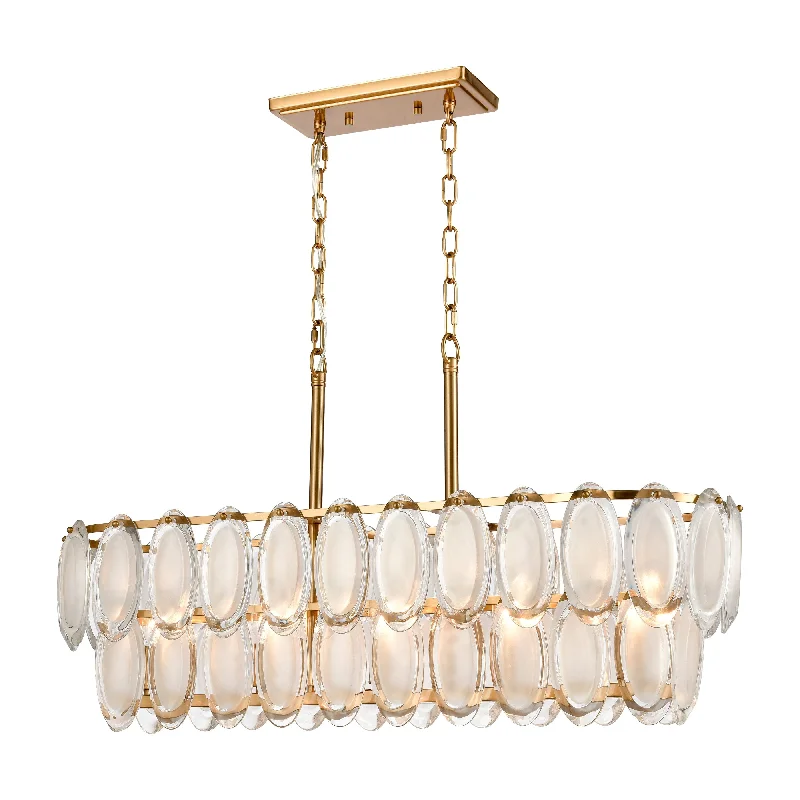 Track lighting with a long - lasting lifespanCuriosity 32" Wide 5-Light Linear Chandelier