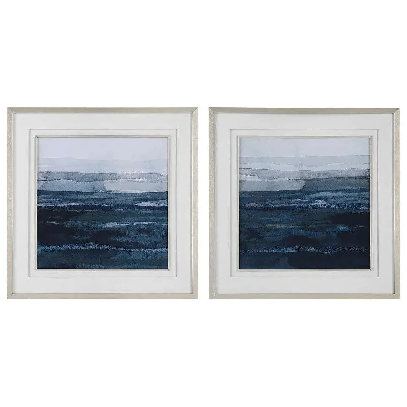 Track lighting with a sleek profileRising Blue Wall Art