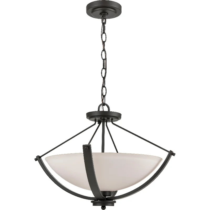 Track lighting for high - ceiling spacesCasual Mission 20" Wide 3-Light Semi Flush Mount
