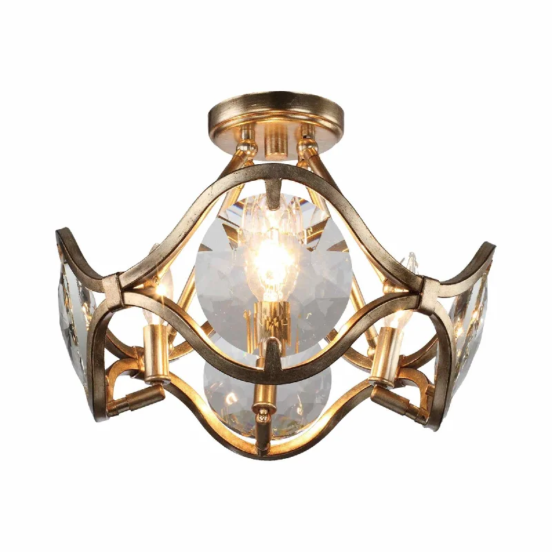 Track lighting with integrated LED driversQuincy Semi Flush Mount Ceiling Light