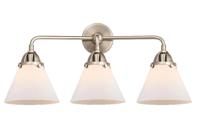 Industrial Lighting for Woodworking FactoriesNouveau 2 Three Light Bath Vanity
