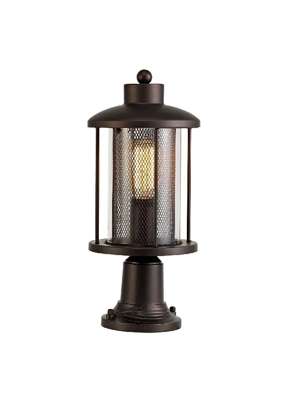 Modern track lighting with LED bulbsTurbo Pedestal Lamp, 1 x E27, Antique Bronze/Clear Glass, IP54, 2yrs Warranty Modern track lighting with LED bulbsTurbo Pedestal Lamp, 1 x E27, Antique Bronze/Clear Glass, IP54, 2yrs Warranty