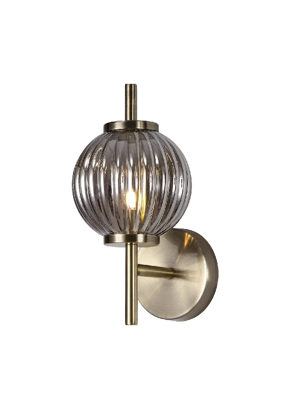 Track lighting for enhancing the architectureTriumphant Wall Lamp, 1 x G9, Antique Brass/Smoked Glass/Amber Glass Track lighting for enhancing the architectureTriumphant Wall Lamp, 1 x G9, Antique Brass/Smoked Glass/Amber Glass