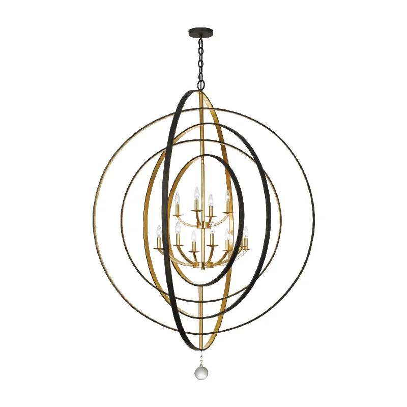 Chandeliers with Frosted Glass for a Softer Light DiffusionChandeliers with Frosted Glass for a Softer Light DiffusionLuna 12 Light English Bronze + Antique Gold Chandelier Chandeliers with Frosted Glass for a Softer Light DiffusionChandeliers with Frosted Glass for a Softer Light DiffusionLuna 12 Light English Bronze + Antique Gold Chandelier