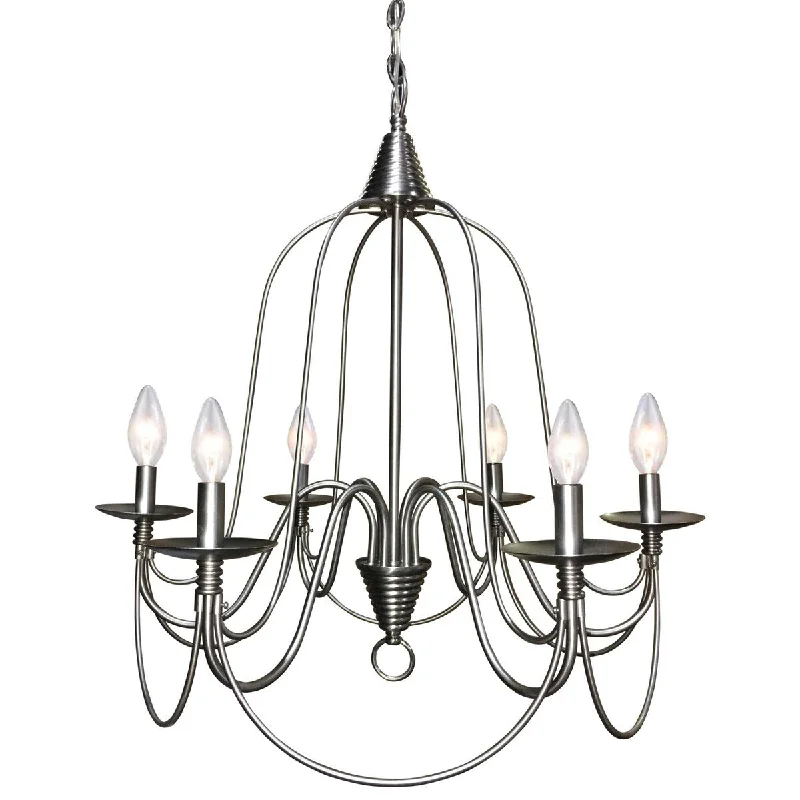 Chandeliers with Metal Frames in Copper FinishChandeliers with Metal Frames in Copper FinishAA Warehousing Blakely 6 light chandelier in Brushed Nickel Finish Chandeliers with Metal Frames in Copper FinishChandeliers with Metal Frames in Copper FinishAA Warehousing Blakely 6 light chandelier in Brushed Nickel Finish