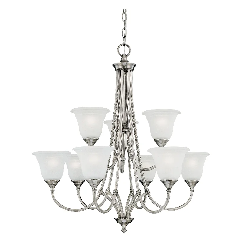 Minimalist Chandeliers for Sleek and Simple InteriorsMinimalist Chandeliers for Sleek and Simple InteriorsHarmony 31" Wide 9-Light Chandelier
