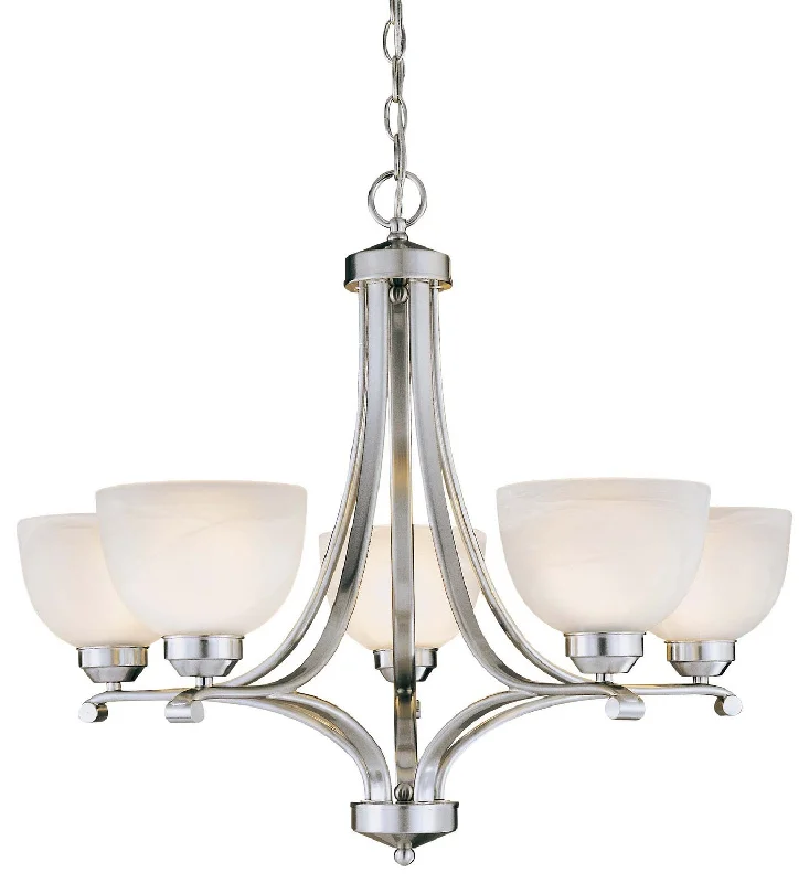 Chandeliers with Adjustable Arms for Directional LightingChandeliers with Adjustable Arms for Directional LightingMinka-Lavery Paradox 1425-84 Chandelier Light - Brushed Nickel