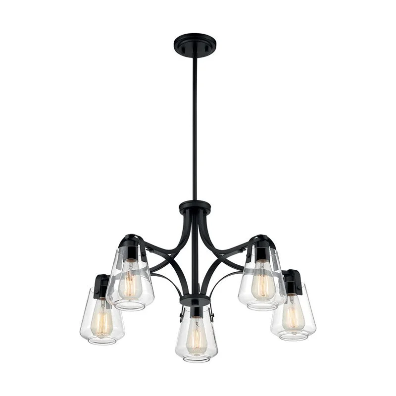 Chandeliers with Multiple Lights for Maximum IlluminationChandeliers with Multiple Lights for Maximum IlluminationNuvo Skybridge 5-lt 27" Chandelier
