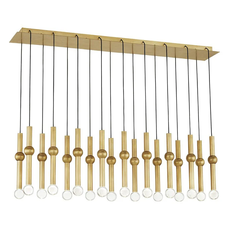Chandeliers for Dining Rooms to Set the Mood for MealsChandeliers for Dining Rooms to Set the Mood for MealsTech 700TRSPGYD18 Guyed 18-lt 44" LED Chandelier