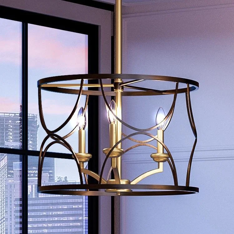 Oversized Chandeliers as a Statement Piece in Living RoomsOversized Chandeliers as a Statement Piece in Living RoomsUHP2910 French Rustic Rustic Chandelier, 12" x 18-1/8", Midnight Black Finish, Breda Collection