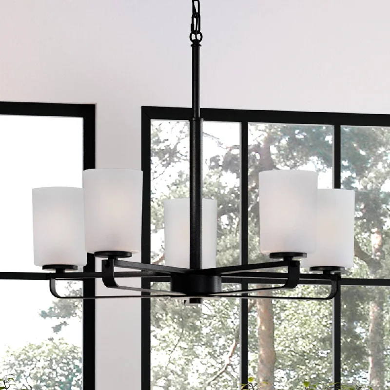 Bohemian - Style Beaded Chandeliers for Eclectic DecorBohemian - Style Beaded Chandeliers for Eclectic DecorUHP4108 Modern Chandelier 18.625''H x 24''W, Midnight Black Finish, Broome Collection Bohemian - Style Beaded Chandeliers for Eclectic DecorBohemian - Style Beaded Chandeliers for Eclectic DecorUHP4108 Modern Chandelier 18.625''H x 24''W, Midnight Black Finish, Broome Collection