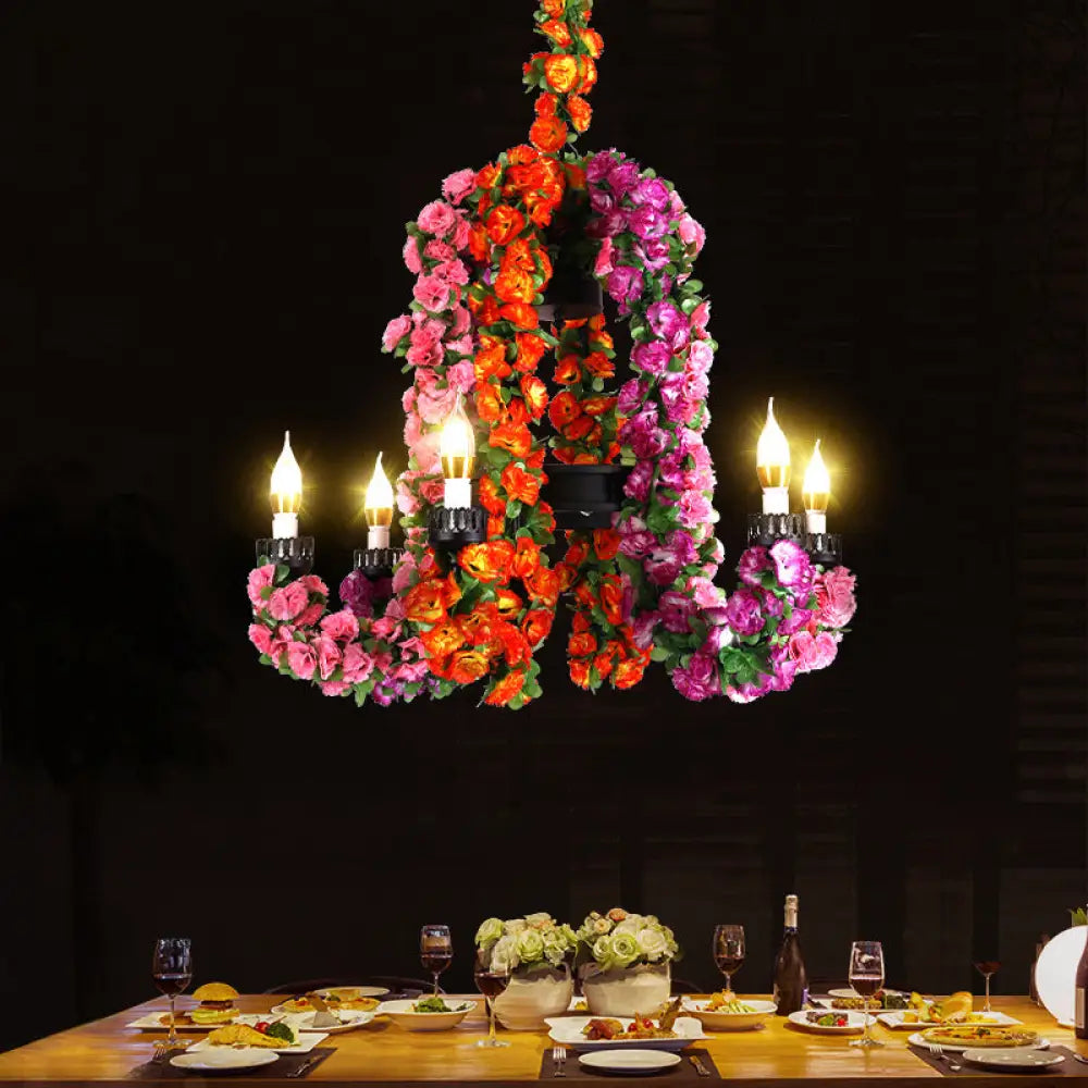 Mini Chandeliers for Adding Charm to Small SpacesMini Chandeliers for Adding Charm to Small SpacesBlack Iron 6-Head Candle Chandelier with Floral Decor - Suspended Warehouse Lighting Fixture Mini Chandeliers for Adding Charm to Small SpacesMini Chandeliers for Adding Charm to Small SpacesBlack Iron 6-Head Candle Chandelier with Floral Decor - Suspended Warehouse Lighting Fixture
