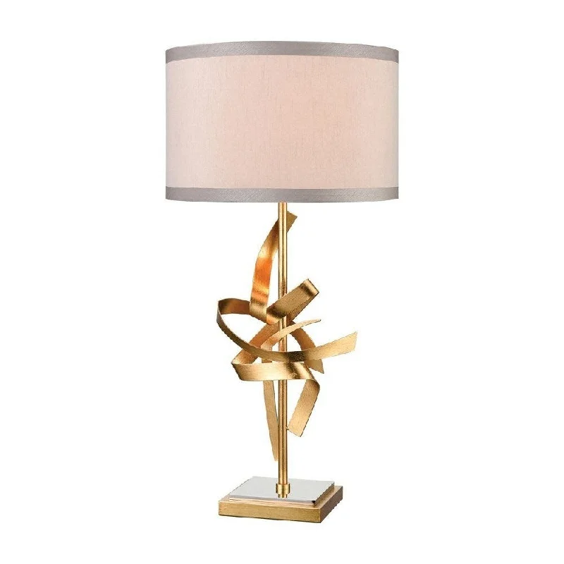 crystal table lamps with dazzling prisms for a glamorous effectcrystal table lamps with dazzling prisms for a glamorous effectMarlwood Close - 1 Light Table Lamp Gold Leaf/Polished Nickel/Polished Nickel Finish with Light