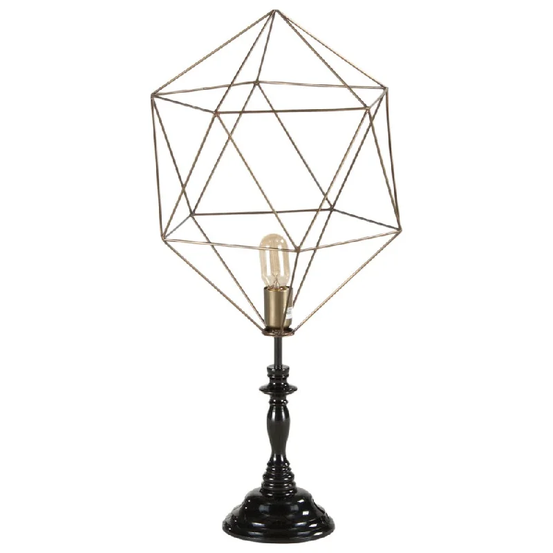industrial style table lamps with exposed bulbs for loft apartmentsindustrial style table lamps with exposed bulbs for loft apartmentsNikola Medium Abstract Diamond Table Lamp