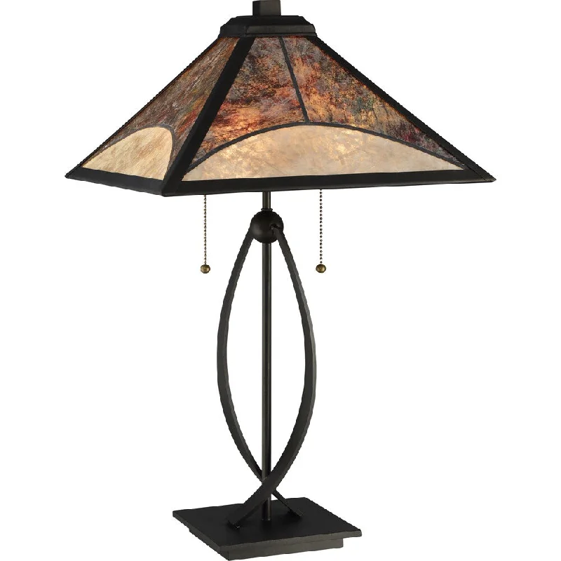 fabric table lamps with a linen shade for a relaxed and breathable lookfabric table lamps with a linen shade for a relaxed and breathable lookQuoizel Theory With Mica Shade Table Lamp