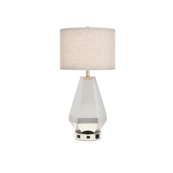 modern minimalist table lamps for contemporary living roomsmodern minimalist table lamps for contemporary living roomsSomette Verona 1-Light Polished Nickel Finish Table Lamp