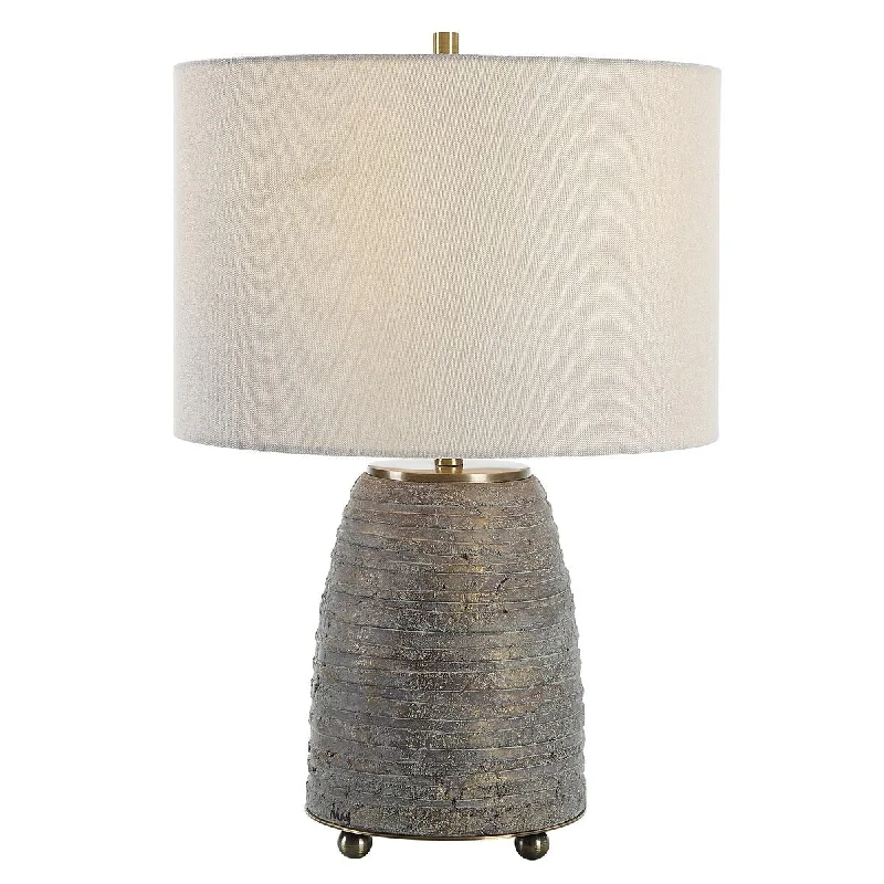 fabric table lamps with a linen shade for a relaxed and breathable lookfabric table lamps with a linen shade for a relaxed and breathable lookUttermost Gorda Bronze Ceramic Table Lamp - 23"H,   Shade 10"H x 15 Dia. (in)