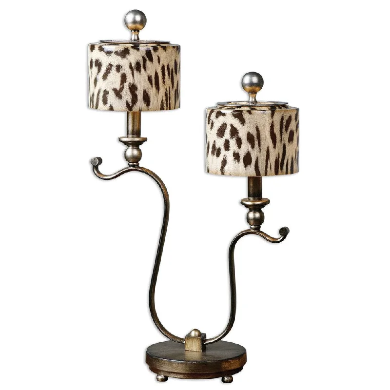 asian inspired table lamps with bamboo accents for a zen atmosphereasian inspired table lamps with bamboo accents for a zen atmosphereUttermost Malawi 2-light Antiqued Silver Table Lamp